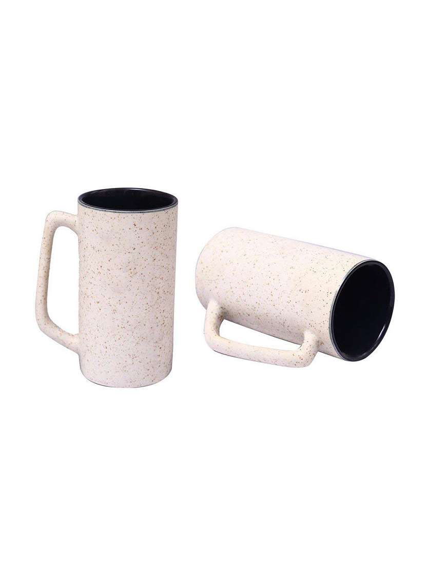 caffeine ceramic handmade check and matte milk mug (set of 6) - 19681999 -  Standard Image - 1