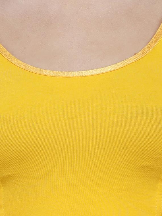 women solid short sleeves stitched blouse - 19682058 - Standard Image - 4