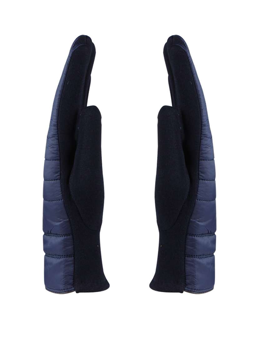 dark blue solid gloves - 19682186 - Standard Image - 1