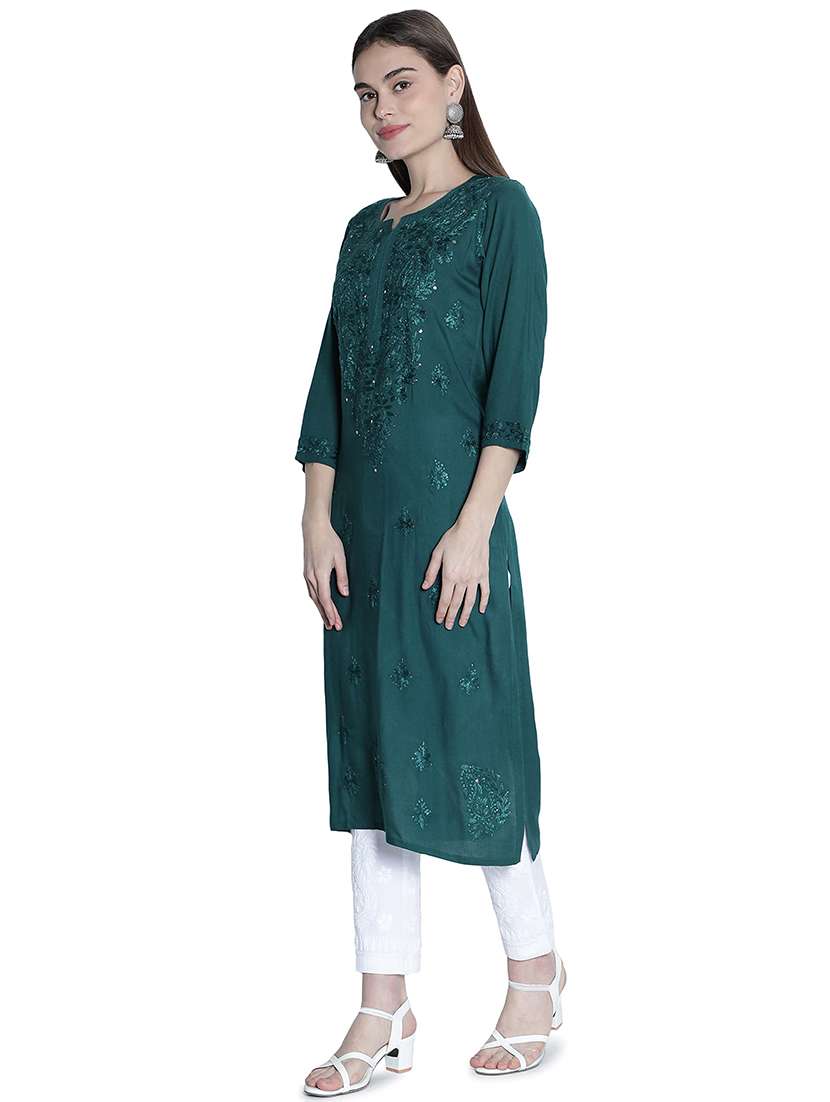 women's straight kurta - 19684606 -  Standard Image - 1