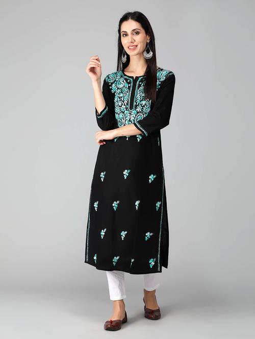 women's straight kurta - 19684614 -  Standard Image - 0