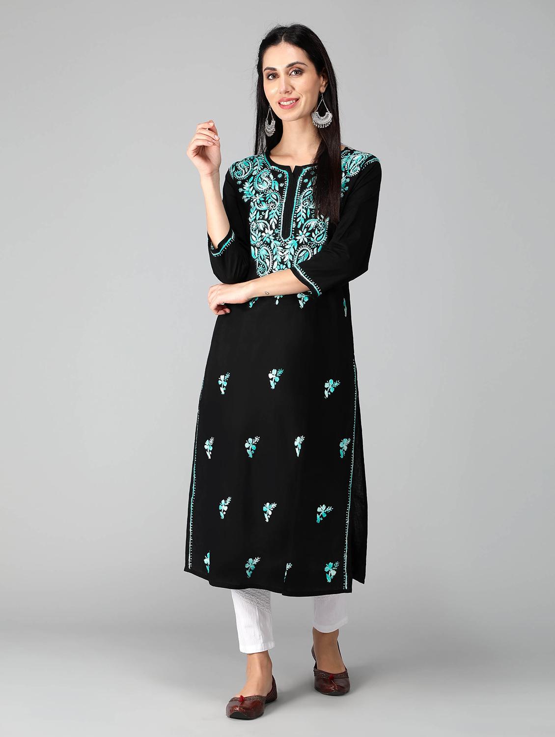 women's straight kurta - 19684614 -  Zoom Image - 0