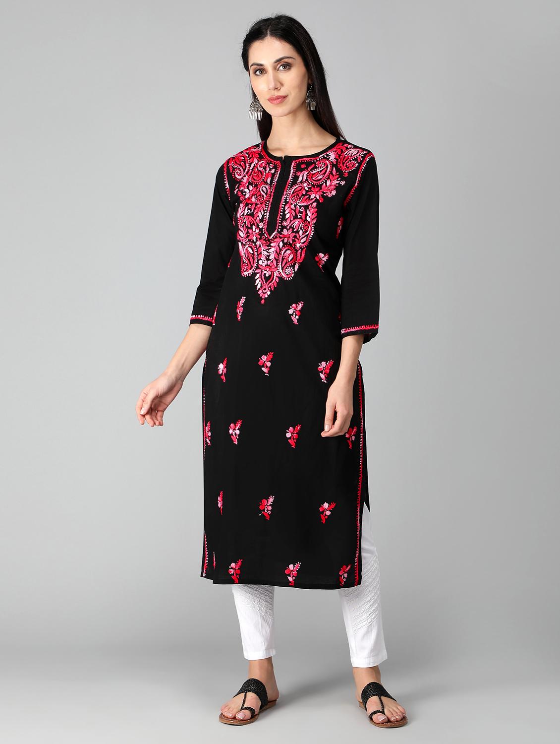 women's straight kurta - 19684617 - Zoom Image - 0