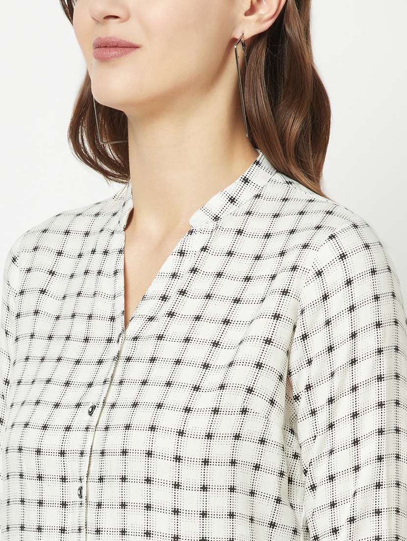 checkered print regular shirt - 19684905 -  Standard Image - 6