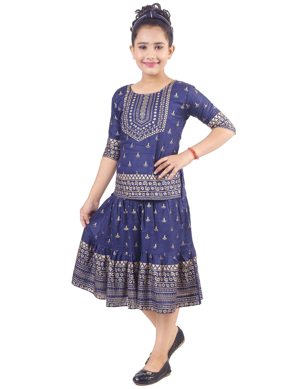 printed rayon skirt top  - 19688245 -  Standard Image - 1