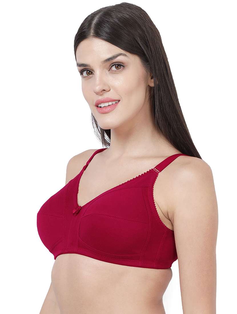 red poly spandex tshirt bra - 19688547 -  Standard Image - 1