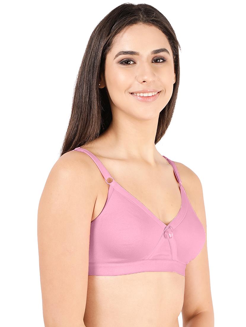 pink poly spandex tshirt bra - 19688553 -  Standard Image - 1