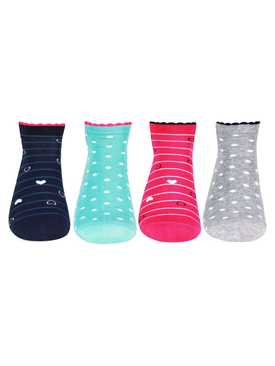 pack of 4 ankle length socks