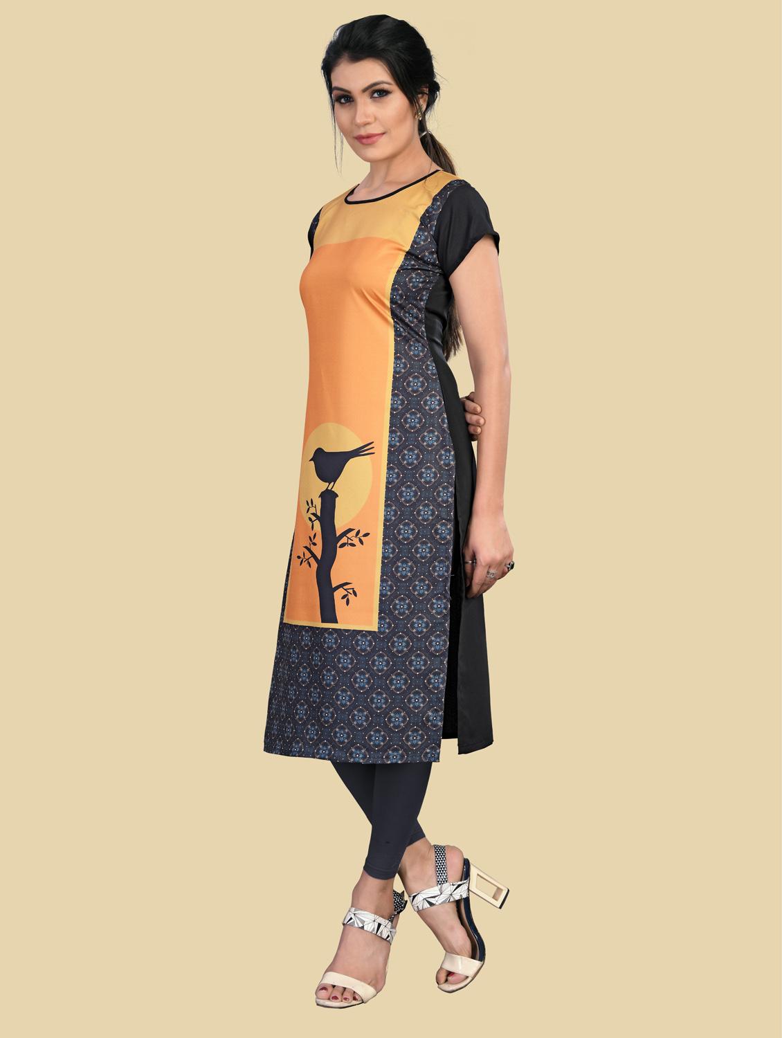 women's straight kurta - 19689233 - Standard Image - 1