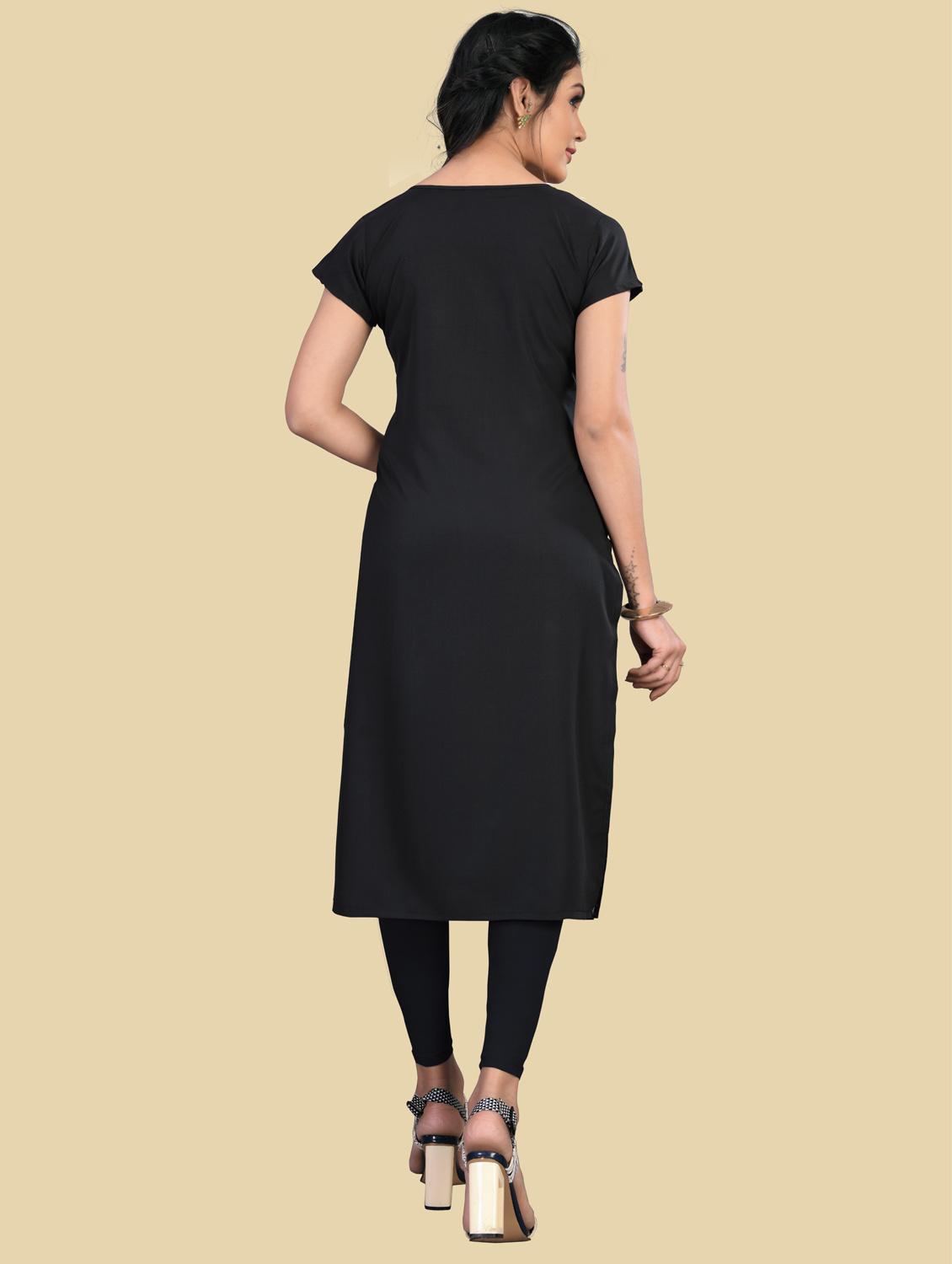 women's straight kurta - 19689233 - Standard Image - 4