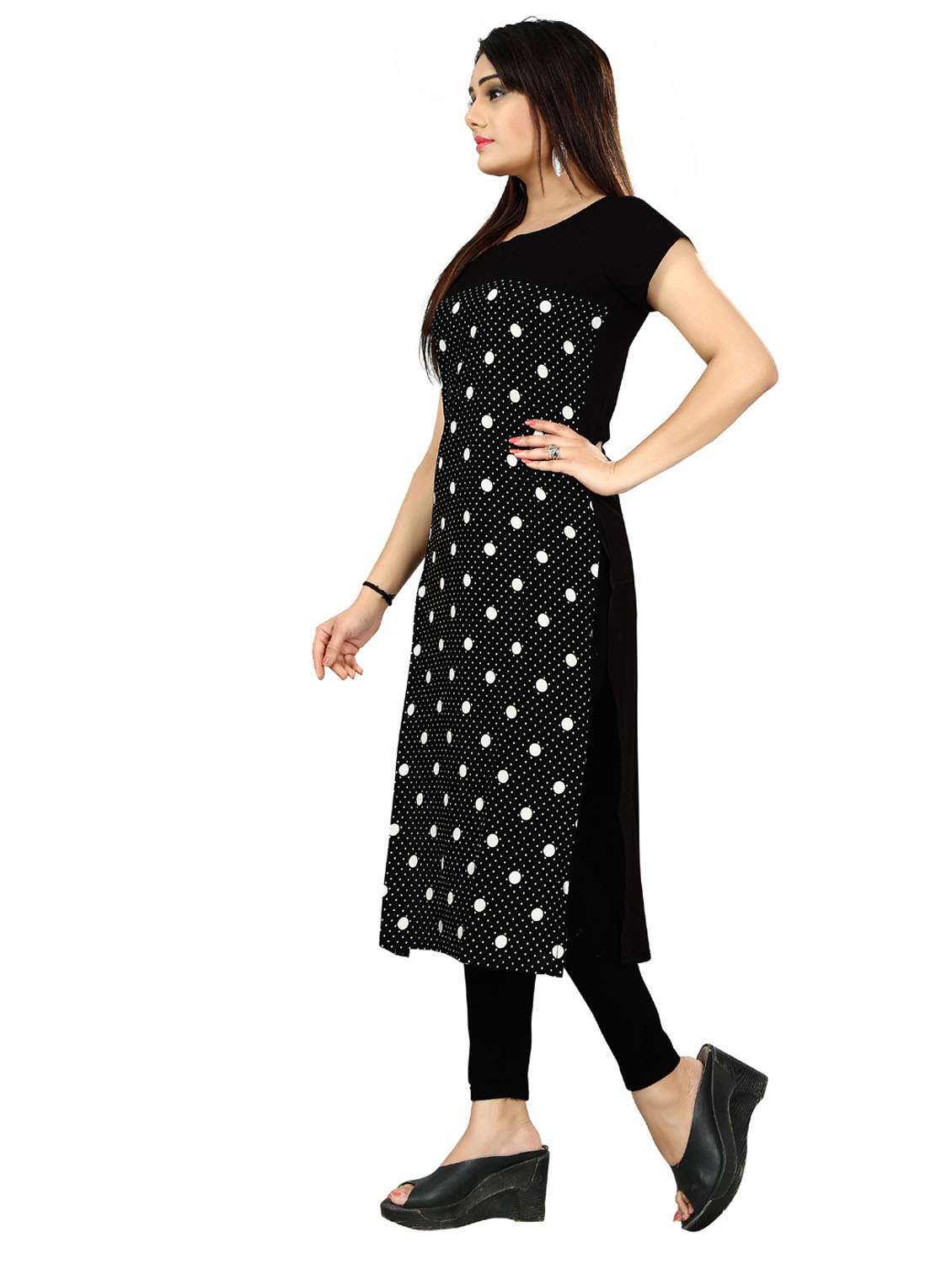 women's straight kurta - 19689349 - Standard Image - 1
