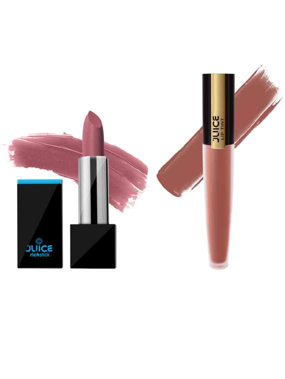 juice | japanese maple m-91 richstick & cherry jubilee m-70 liquid lipstick combo | sweat proof & smudge proof | pack of 2