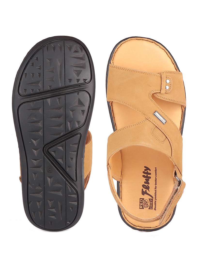 brown leather back strap sandals - 19690314 -  Standard Image - 4