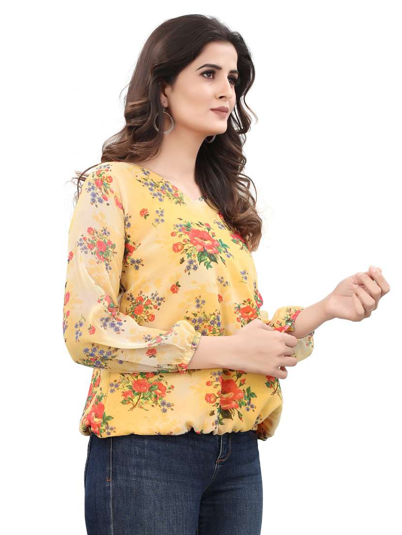 floral print regular top - 19690387 -  Standard Image - 1