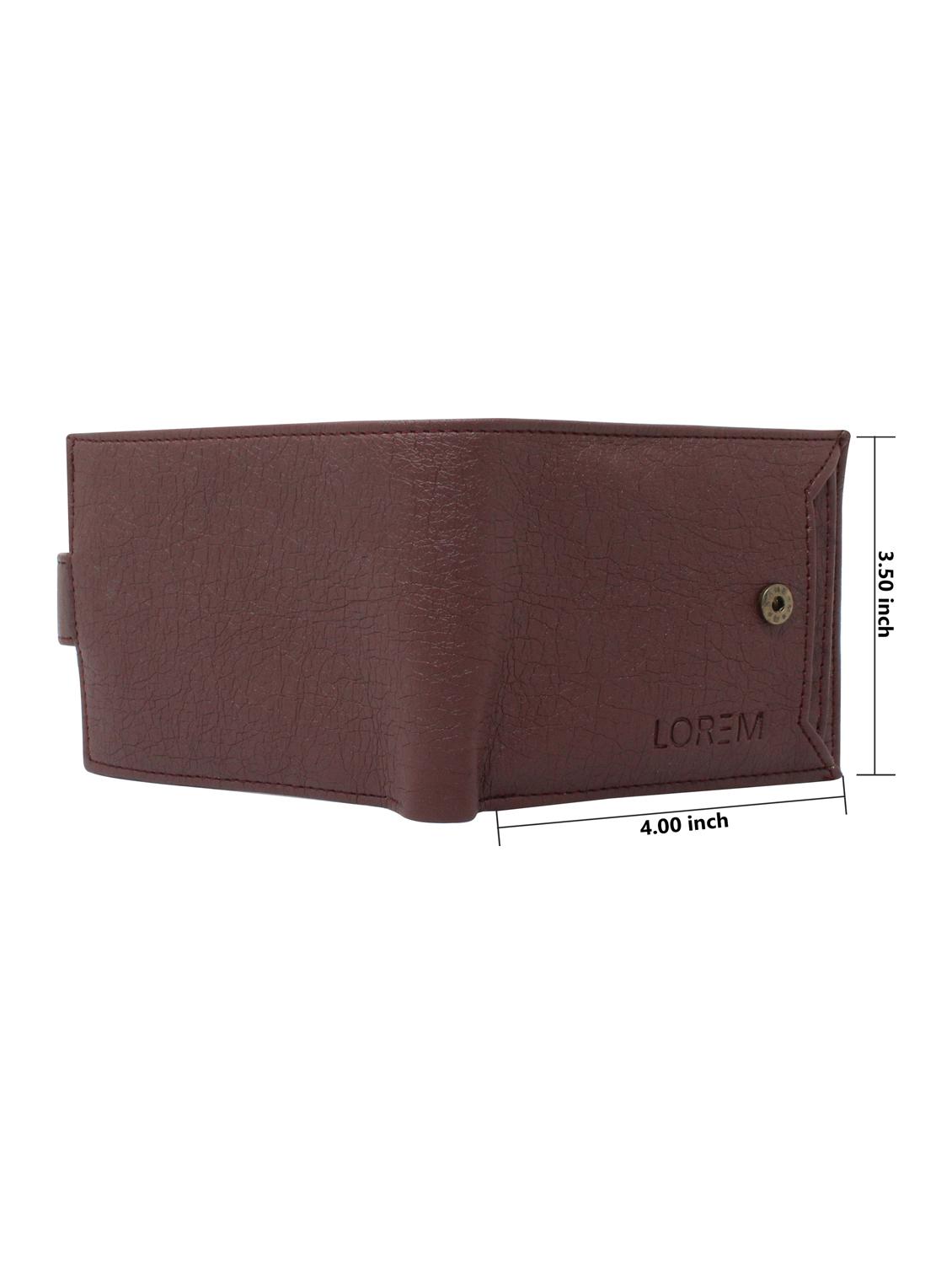 maroon leatherette wallet - 19690851 - Standard Image - 4