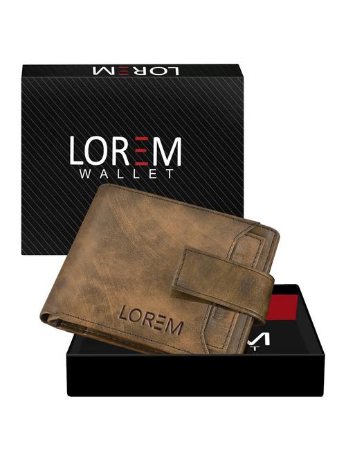 brown leatherette wallet - 19690864 - Standard Image - 0