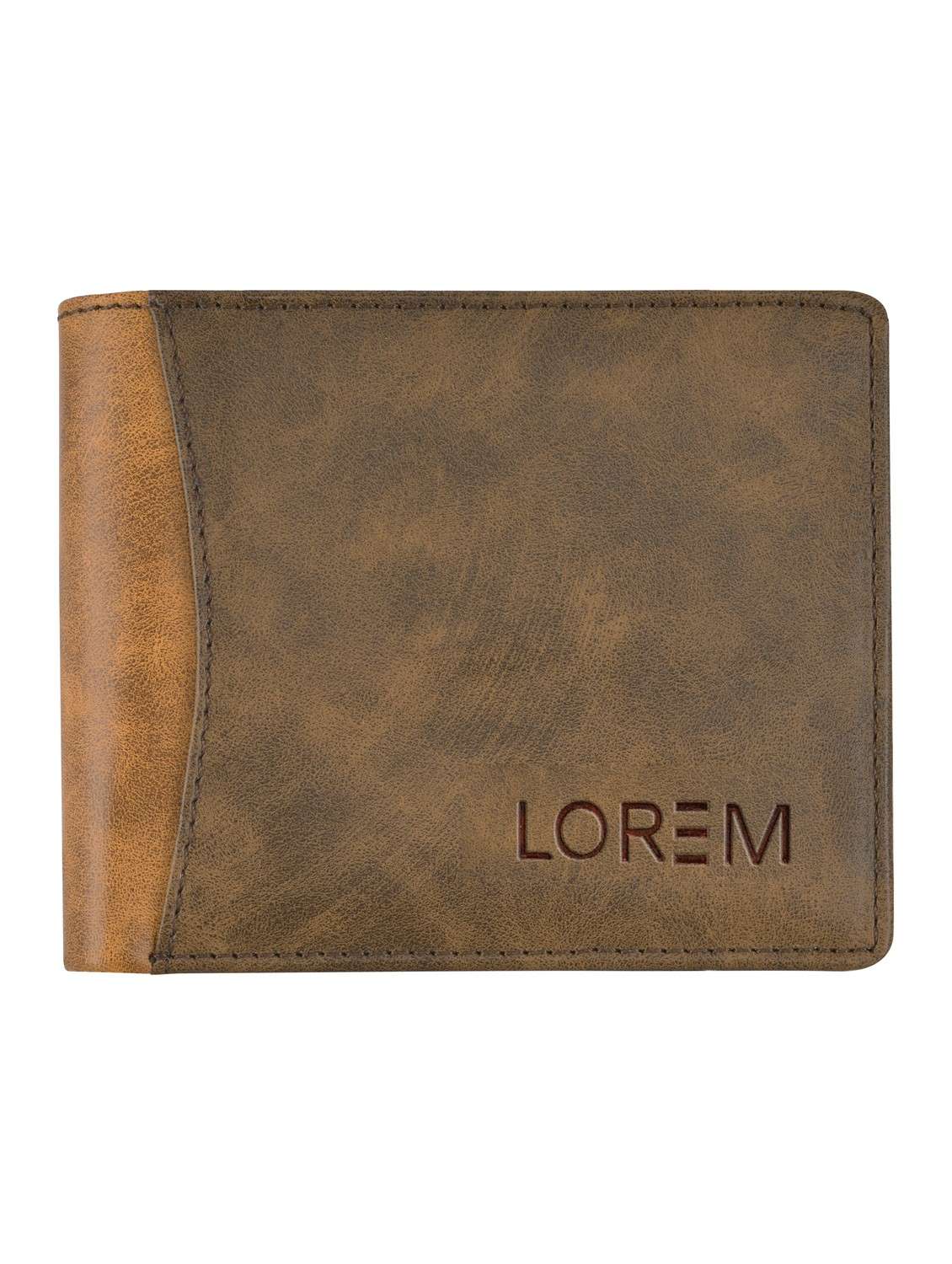 brown leatherette wallet - 19690867 -  Standard Image - 1