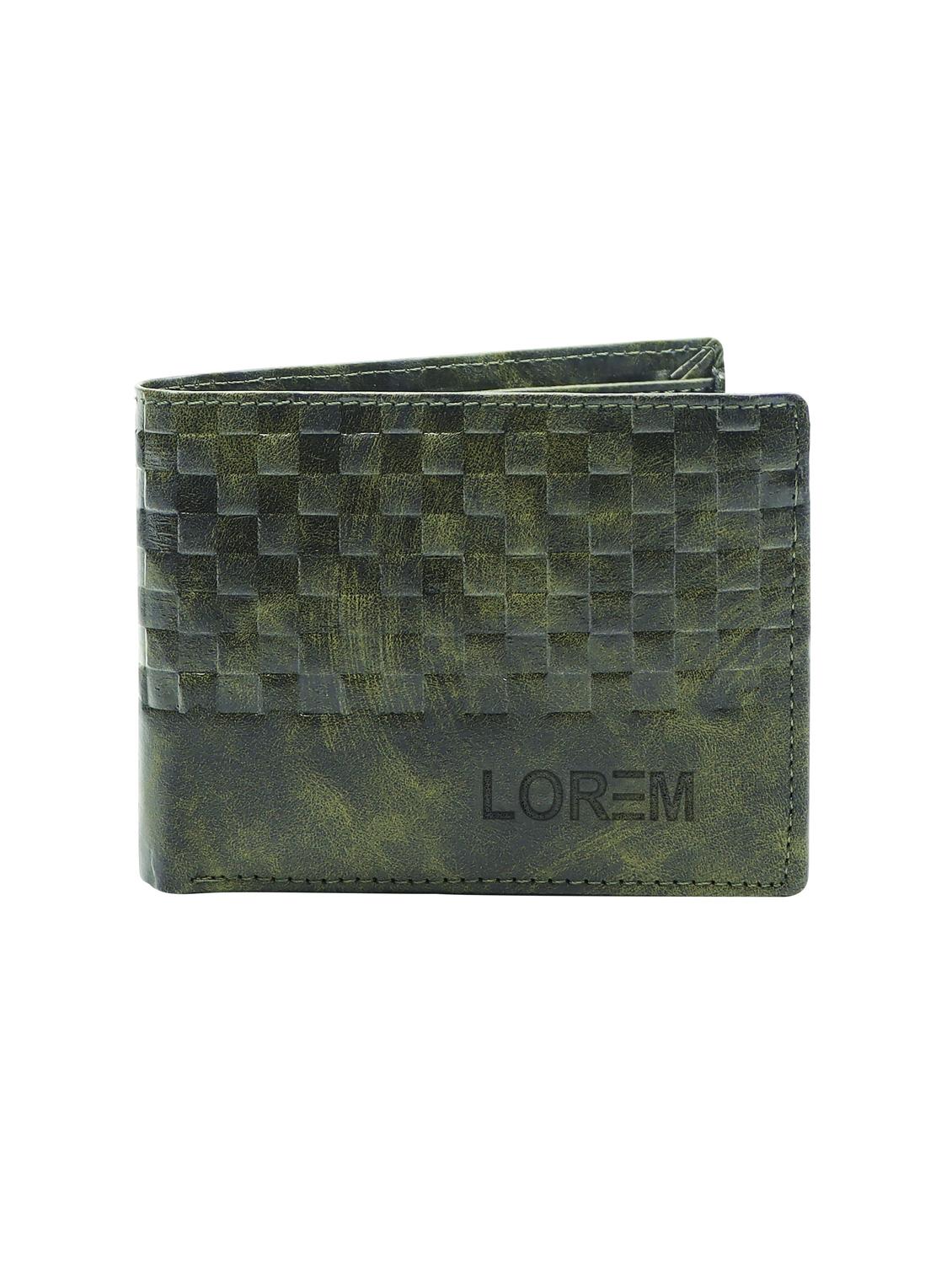 green leatherette wallet - 19690879 -  Standard Image - 1