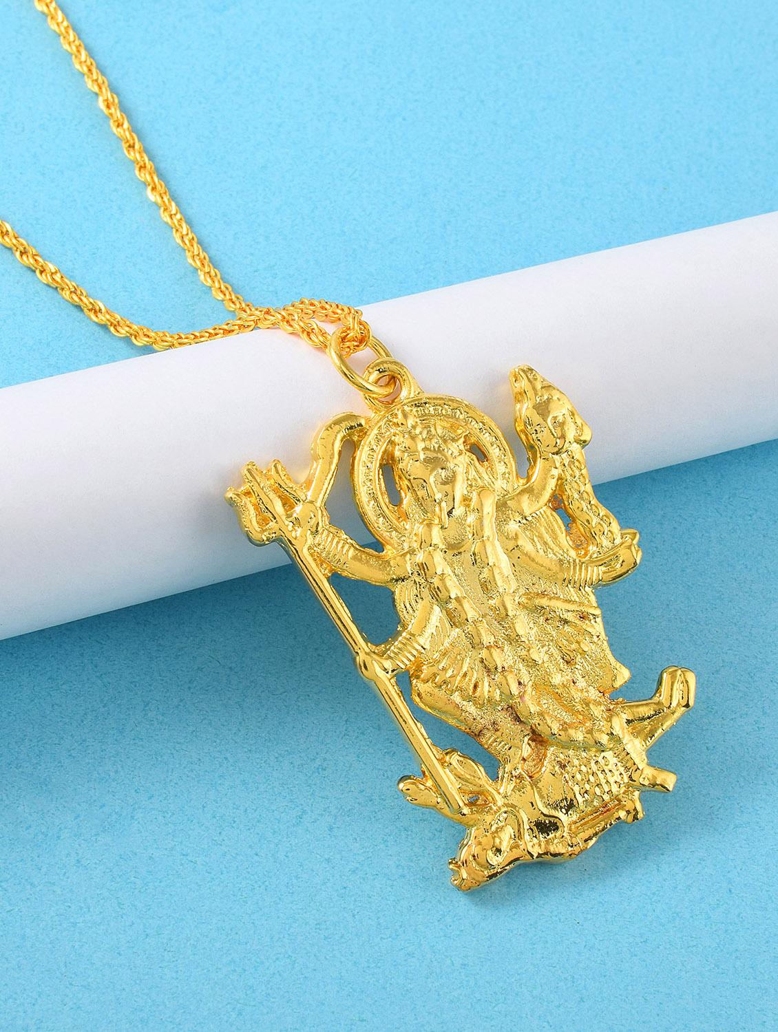 men's gold plated pendant - 19691016 -  Zoom Image - 0