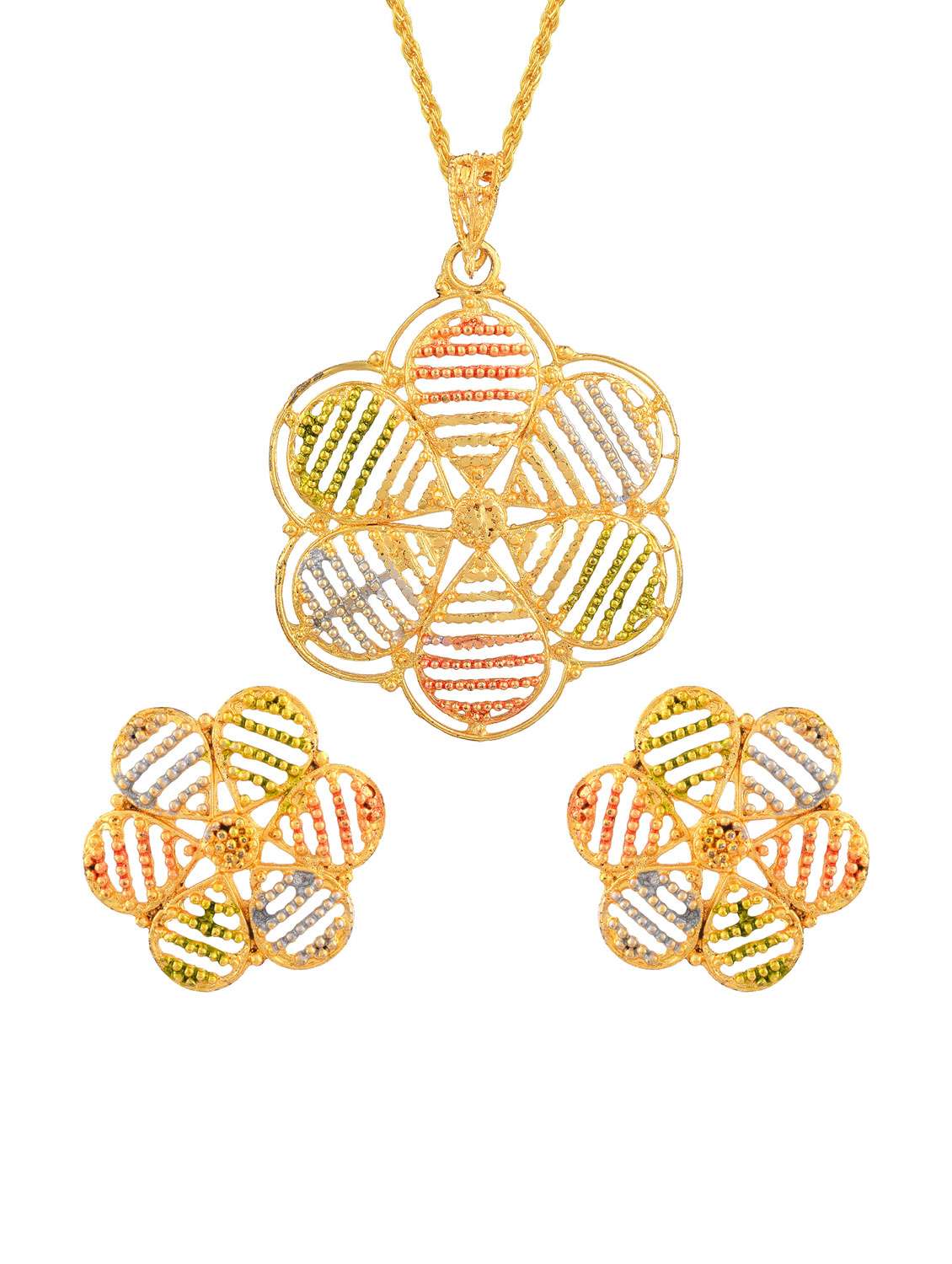 women's gold plated pendant - 19691030 -  Standard Image - 1