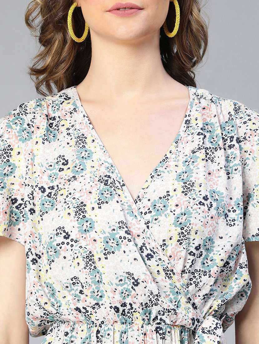 women's wrap floral dress - 19691076 -  Standard Image - 4