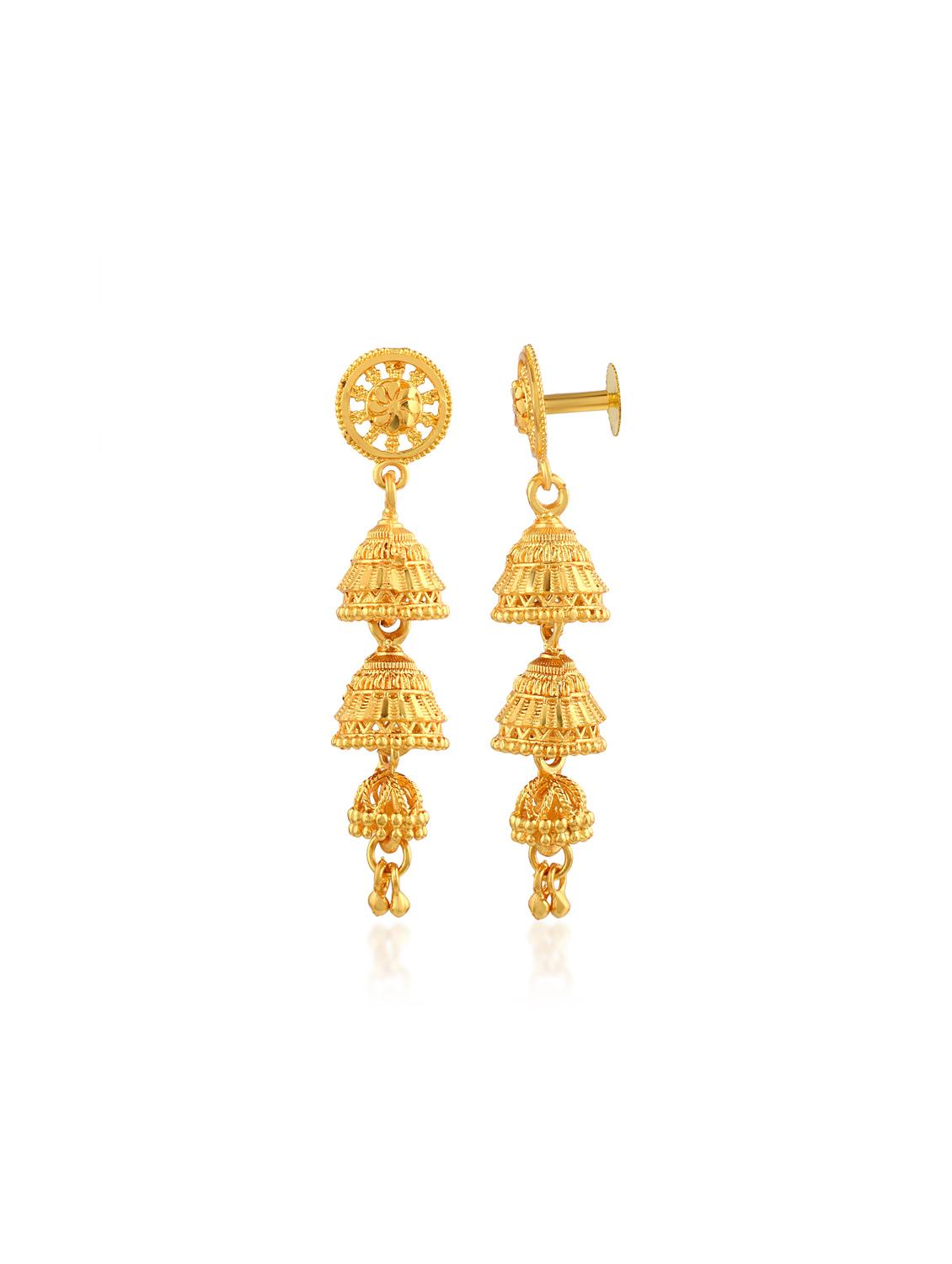 women's gold plated earring - 19691136 -  Standard Image - 1