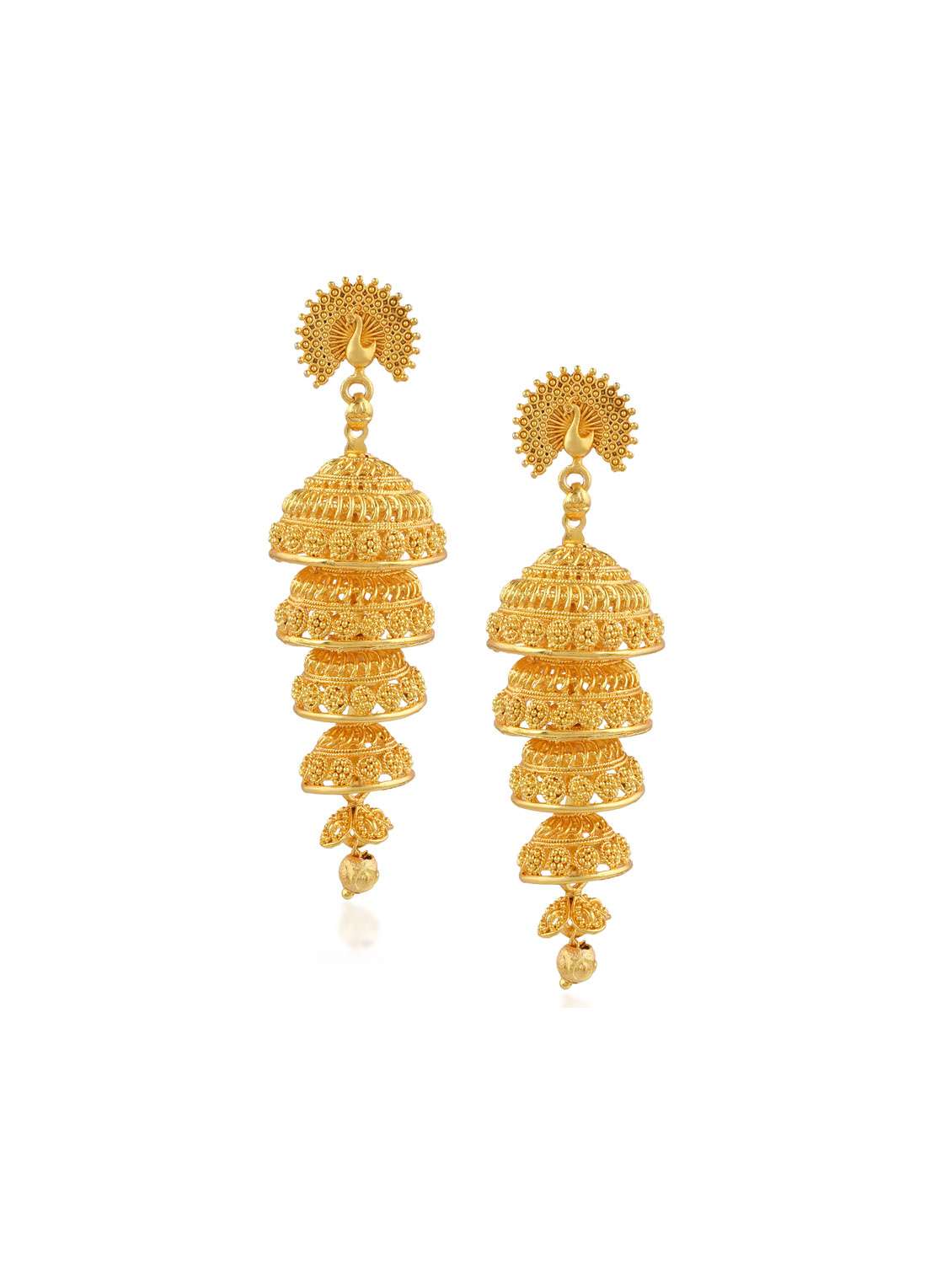 women's gold plated earring - 19691137 -  Standard Image - 1
