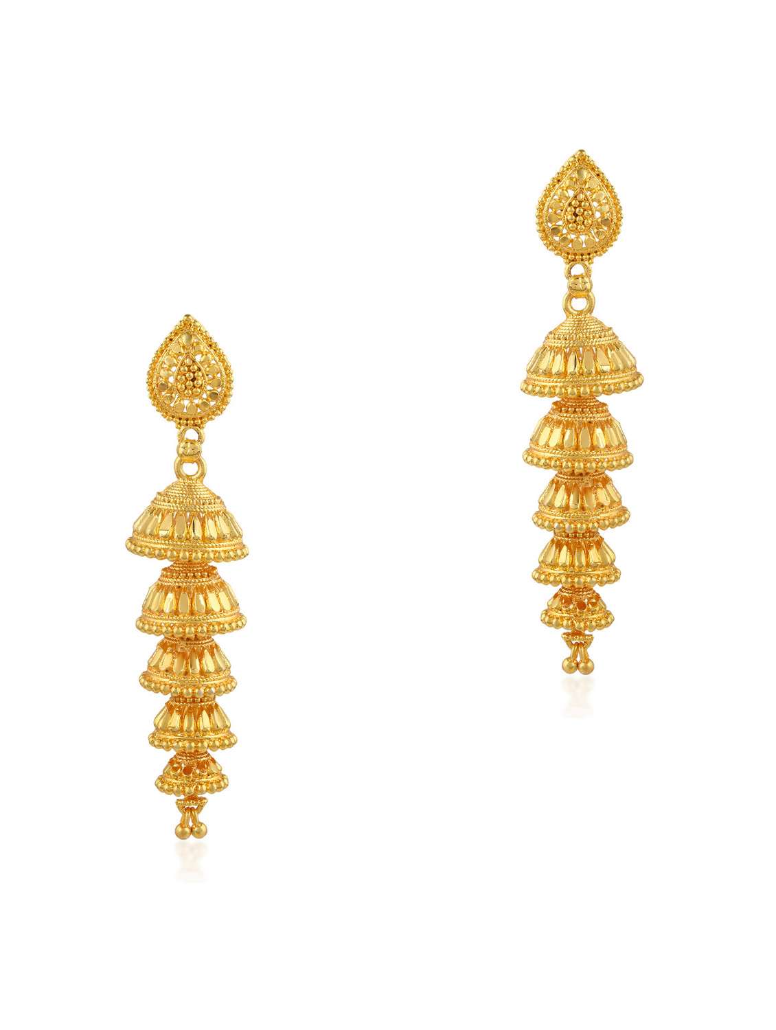 women's gold plated earring - 19691138 -  Standard Image - 1