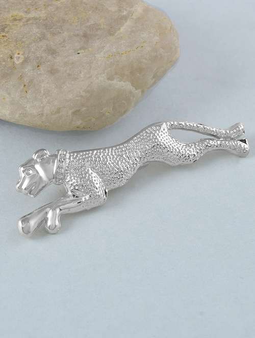  men silver plated brooch - 19691386 -  Standard Image - 0