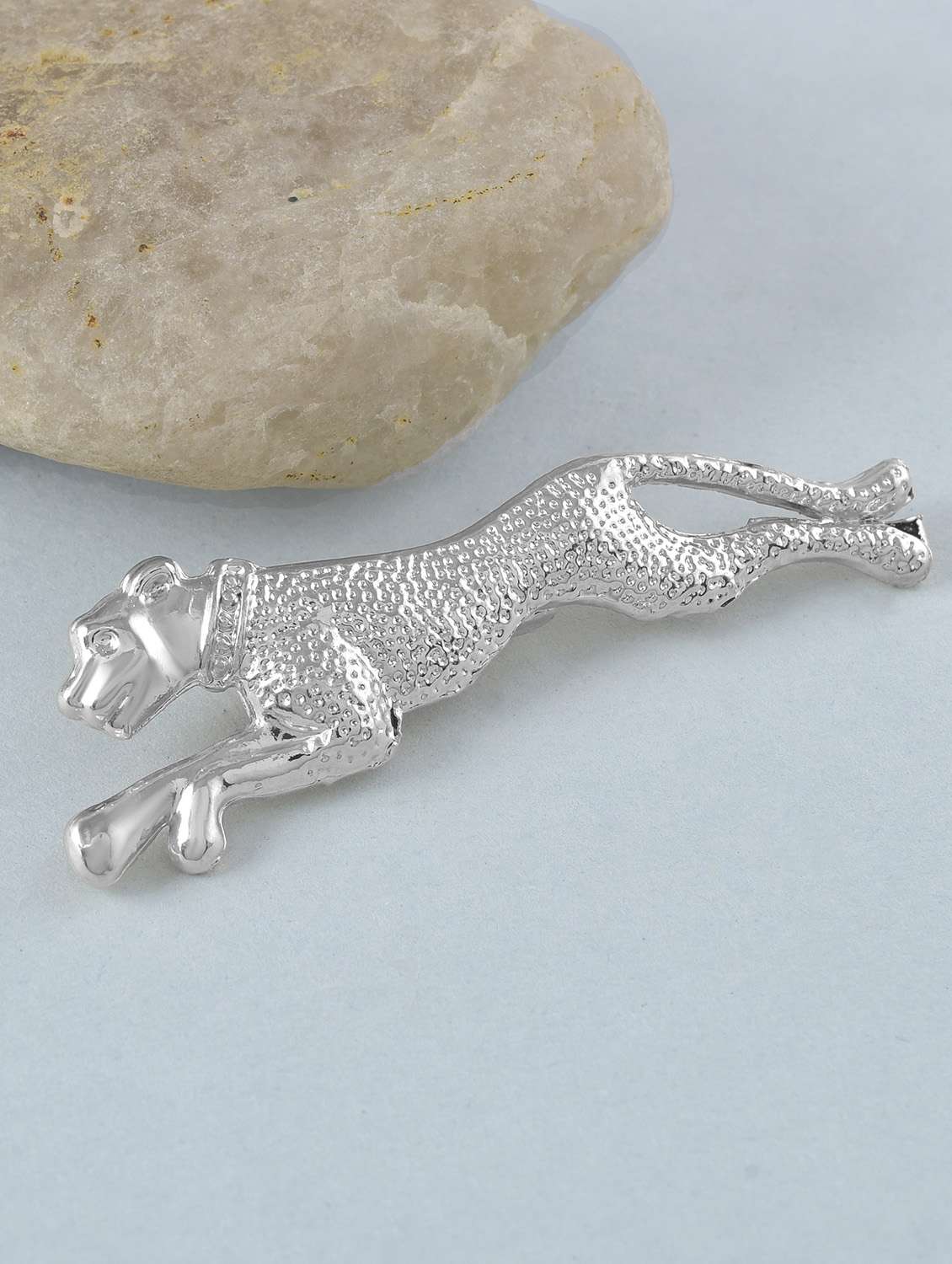  men silver plated brooch