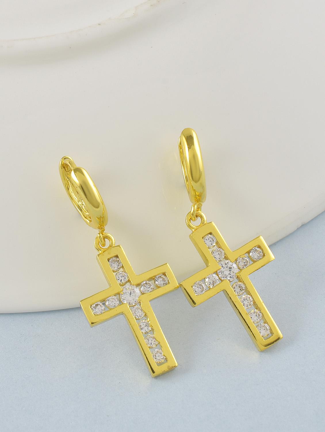 women gold plated earring - 19691417 - Zoom Image - 0