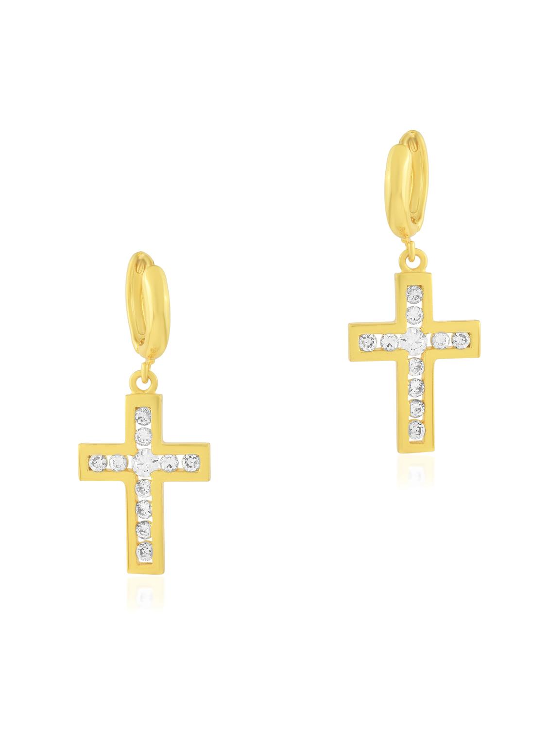 women gold plated earring - 19691417 - Standard Image - 1