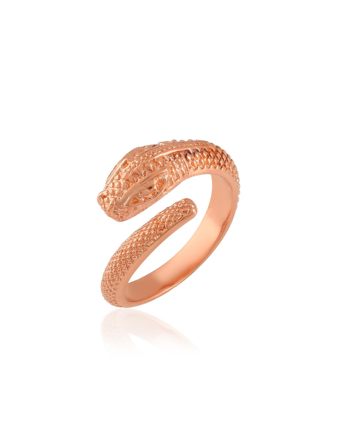 men copper plated finger ring - 19691491 -  Standard Image - 1