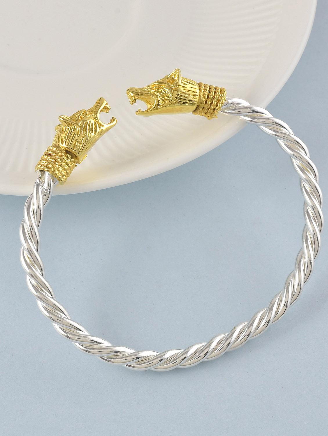 men silver plated bracelet - 19691654 -  Zoom Image - 0