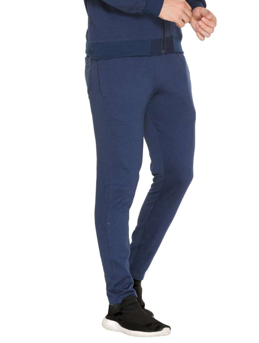 mid rise solid ankle length track pant - 19694593 - Standard Image - 1