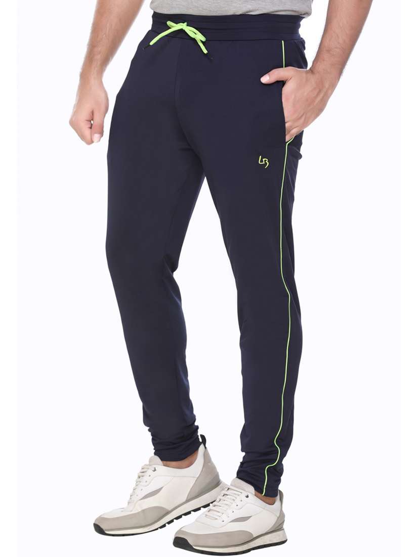 mid rise solid ankle length track pant - 19694595 -  Standard Image - 1