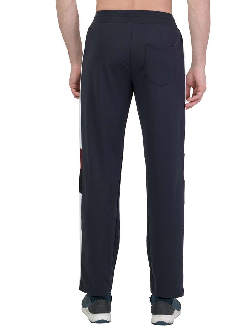 mid rise color block ankle length track pant - 19694605 - Standard Image - 1