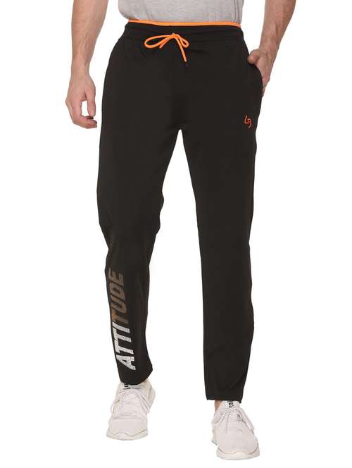 mid rise solid ankle length track pant - 19694613 -  Standard Image - 0