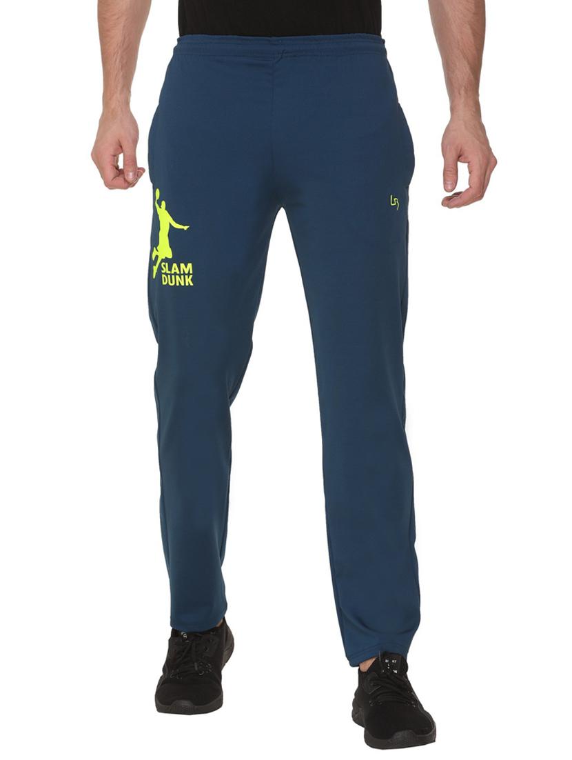 mid rise solid ankle length track pant