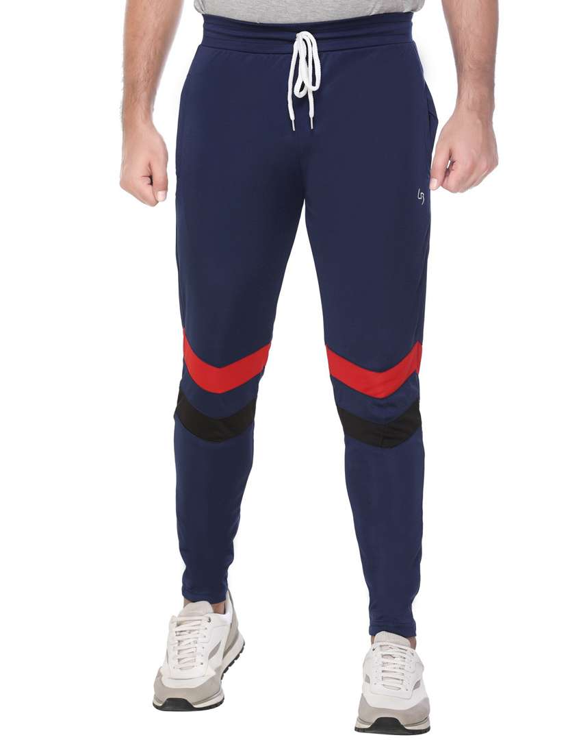 colour block track pant