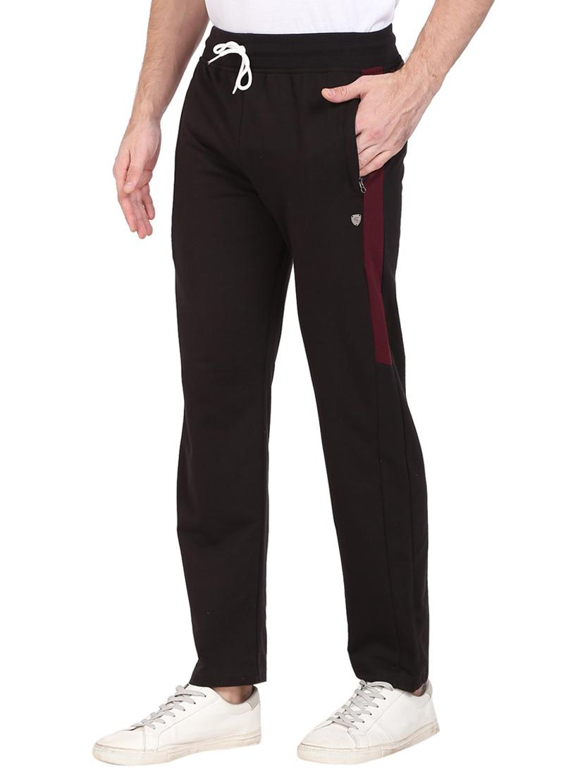 mid rise solid ankle length track pant - 19694667 - Standard Image - 1