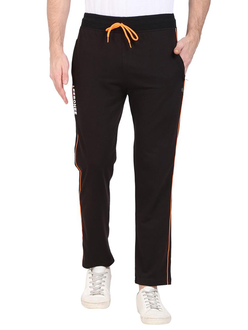 mid rise solid ankle length track pant