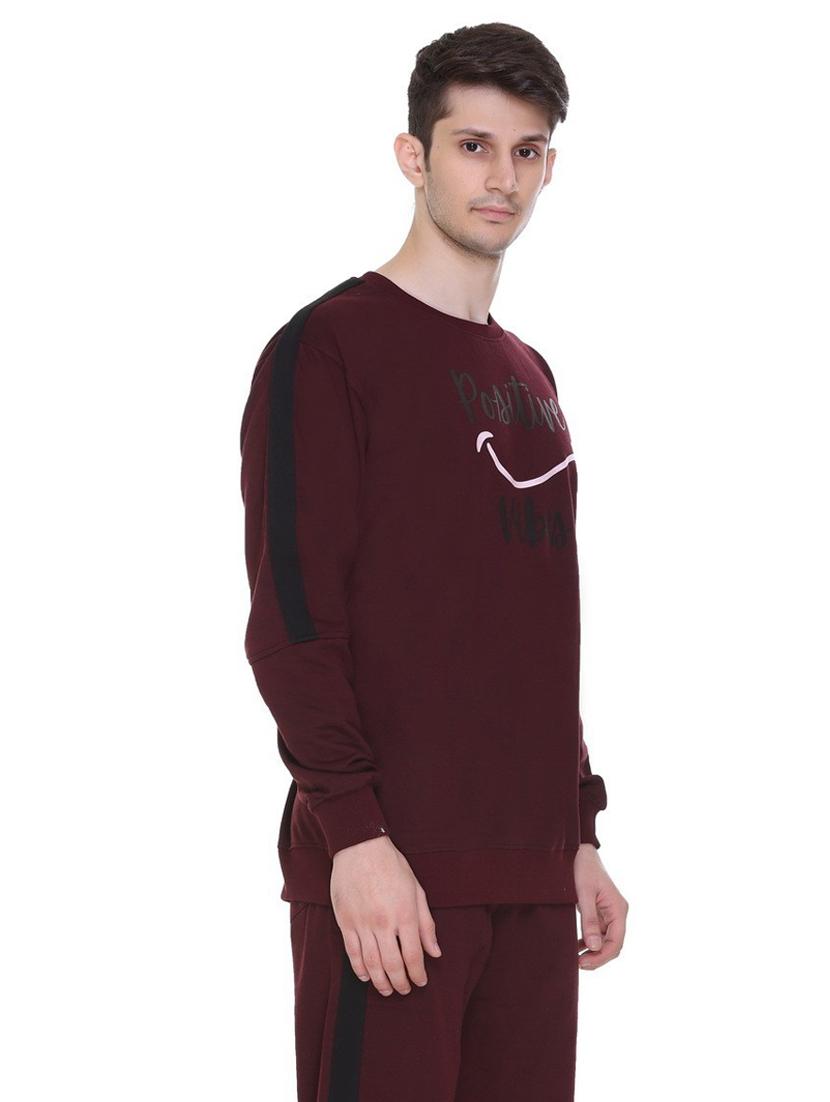 mens front print sweatshirt - 19694729 - Standard Image - 1