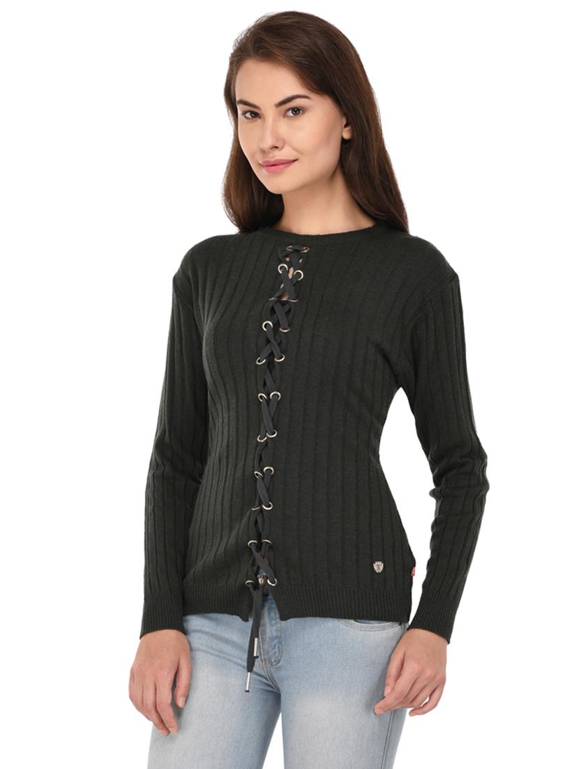 criss cross solid cardigan - 19694784 - Standard Image - 1
