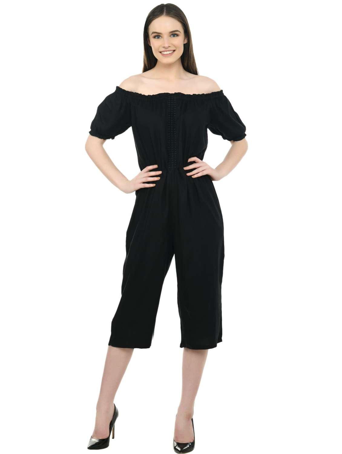 solid cocktail jumpsuit