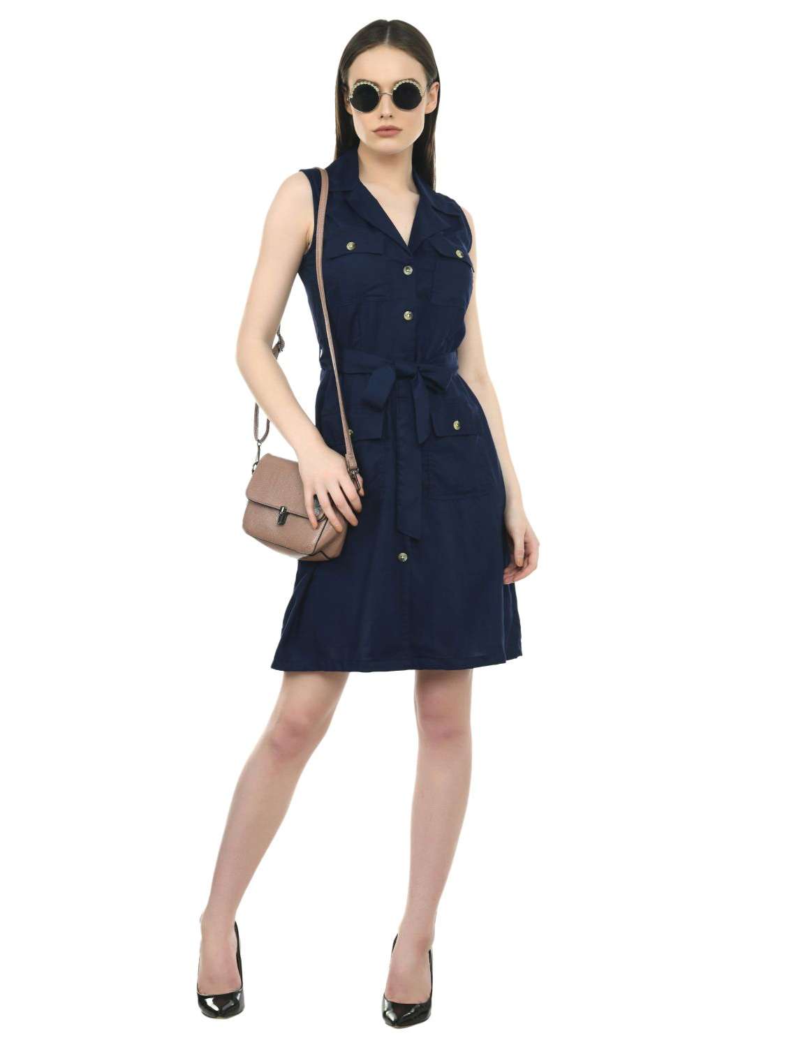 solid shirt dress - 19695621 -  Standard Image - 4