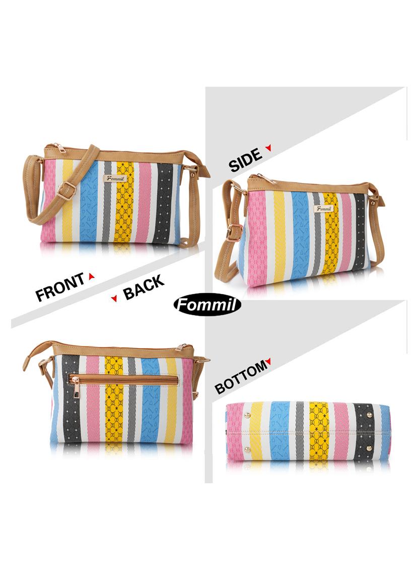 tan leatherette (pu) sling bag - 19695719 - Standard Image - 1