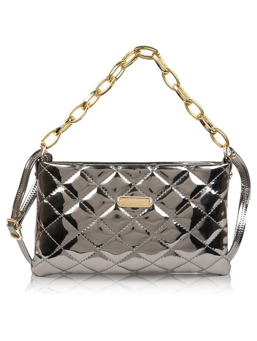 grey leatherette (pu) sling bag - 19695735 -  Standard Image - 0