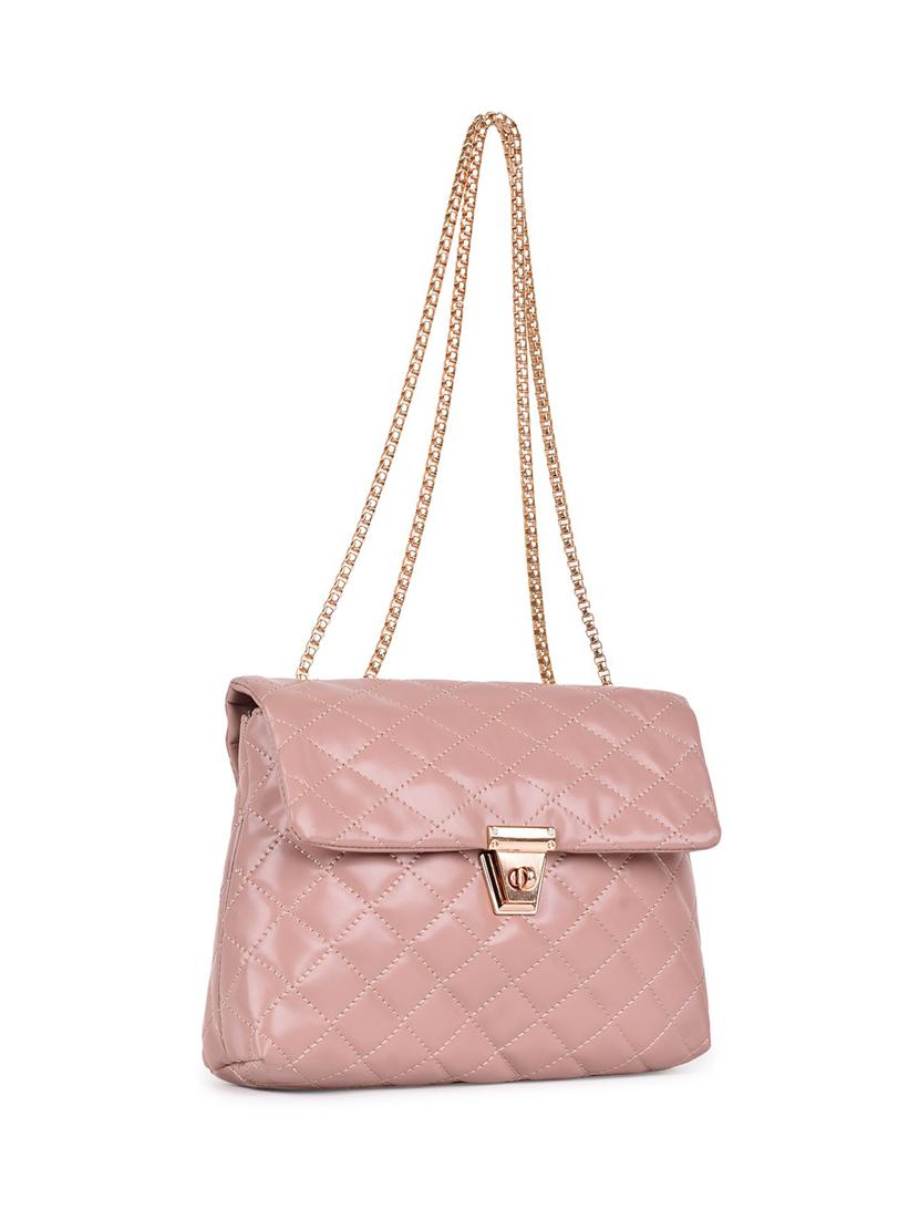 beige leatherette (pu) sling bag - 19695796 -  Zoom Image - 0