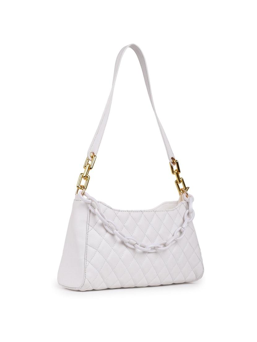 white leatherette (pu) handbag - 19695889 - Standard Image - 1